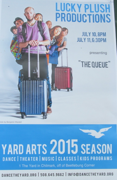 Poster for "The Queue" at The Yard